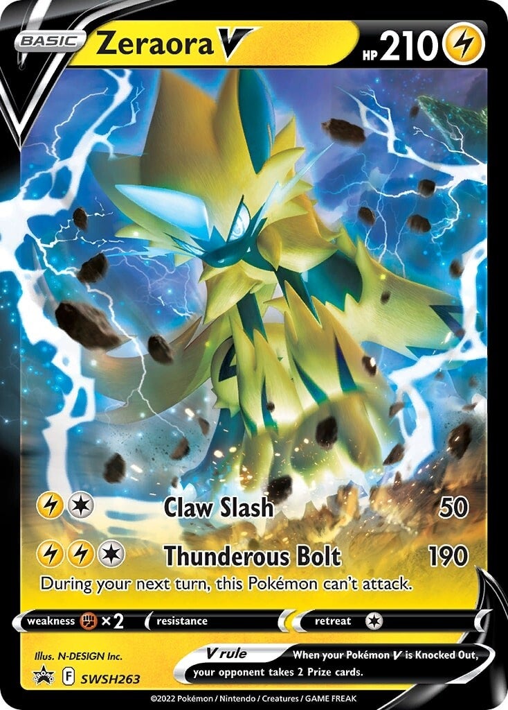 Zeraora V (SWSH263) [Sword & Shield: Black Star Promos] | Anubis Games and Hobby