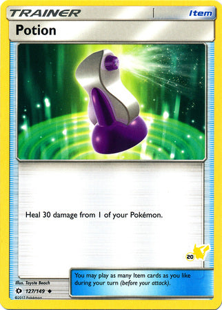 Potion (127/149) (Pikachu Stamp #20) [Battle Academy 2020] | Anubis Games and Hobby