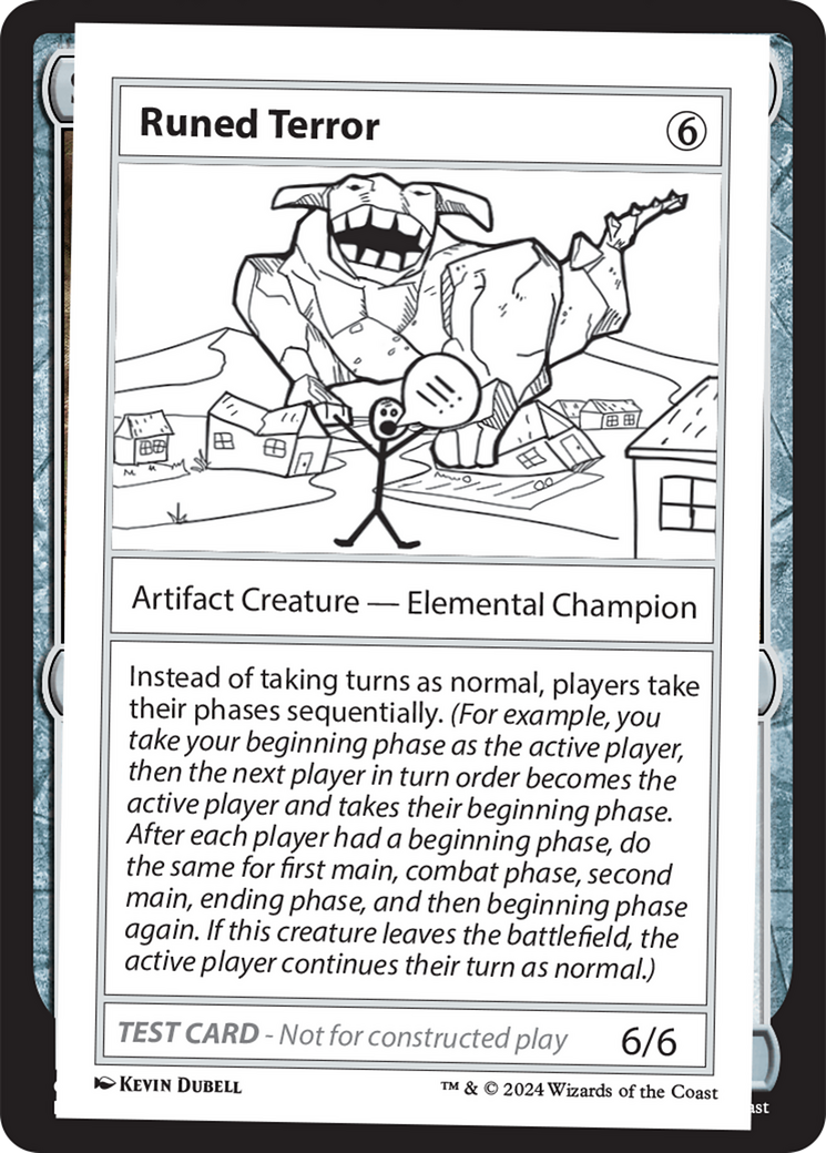 Runed Terror [Mystery Booster 2 Playtest Cards] | Anubis Games and Hobby