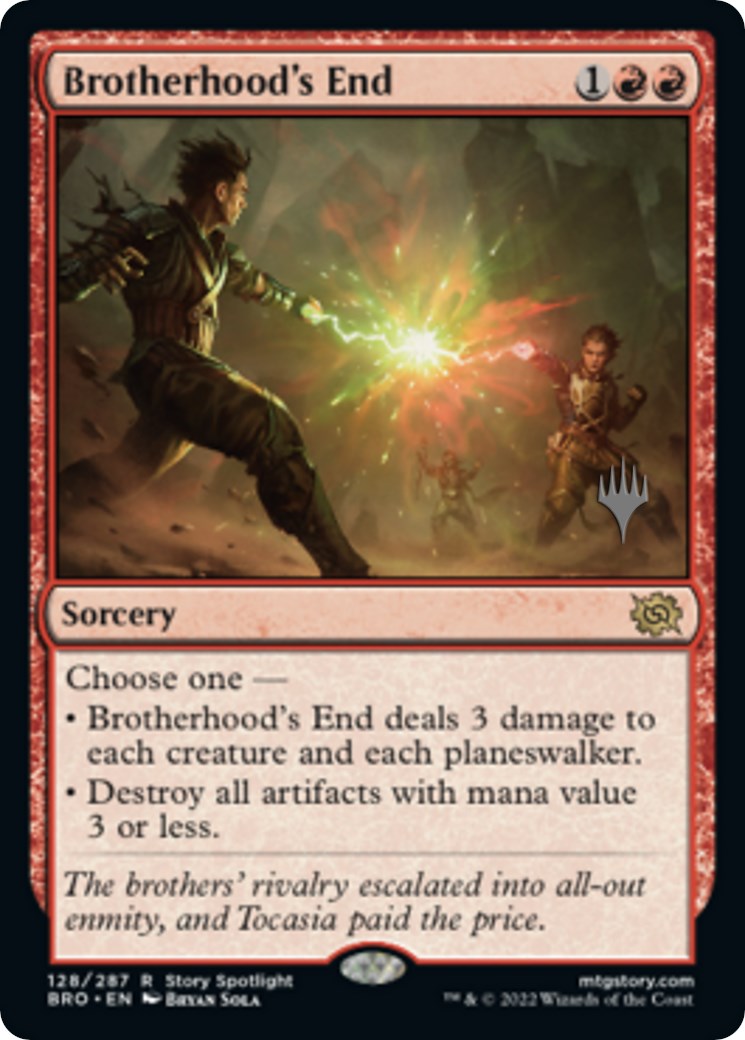 Brotherhood's End (Promo Pack) [The Brothers' War Promos] | Anubis Games and Hobby