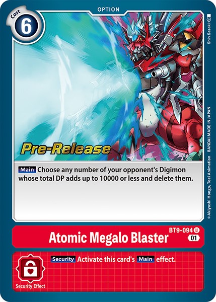 Atomic Megalo Blaster [BT9-094] [X Record Pre-Release Promos] | Anubis Games and Hobby
