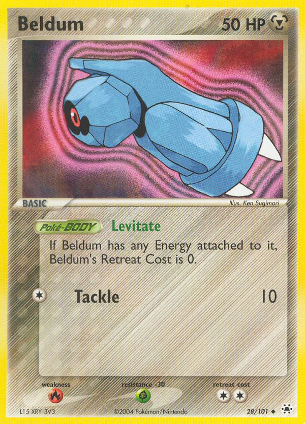 Beldum (28/101) [EX: Hidden Legends] | Anubis Games and Hobby