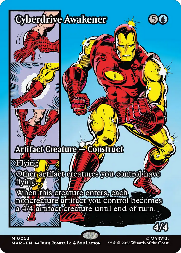 Cyberdrive Awakener (Borderless) [Marvel Universe: Eternal-Legal] | Anubis Games and Hobby