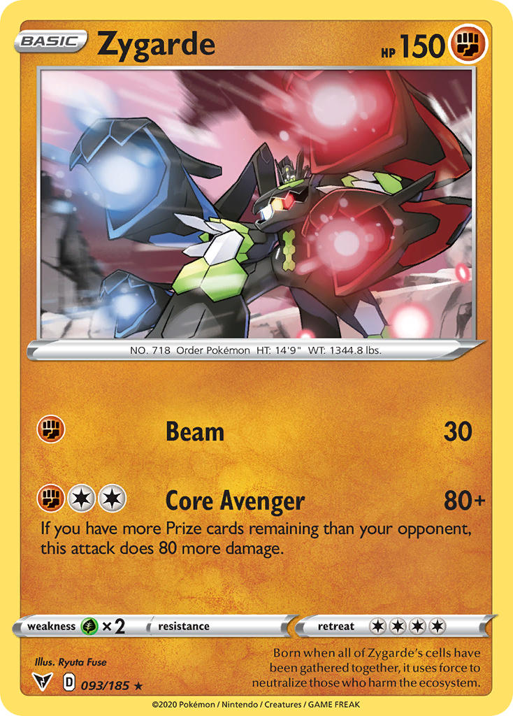 Zygarde (093/185) [Sword & Shield: Vivid Voltage] | Anubis Games and Hobby