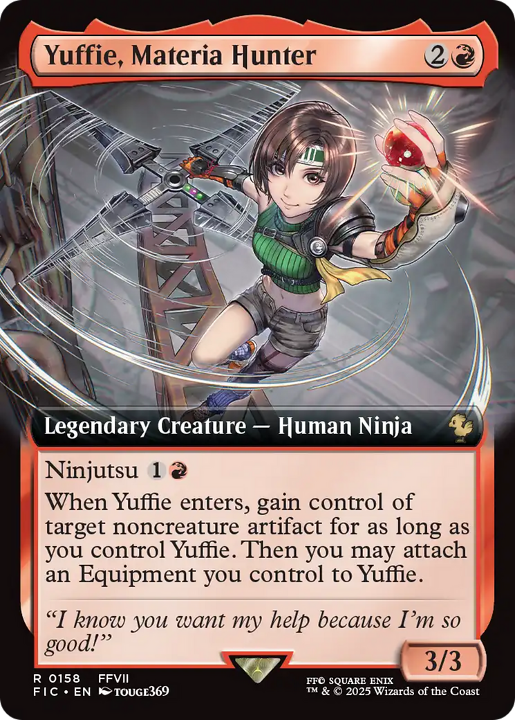 Yuffie, Materia Hunter (Extended Art) [FINAL FANTASY Commander] | Anubis Games and Hobby