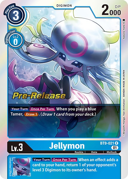Jellymon [BT9-021] [X Record Pre-Release Promos] | Anubis Games and Hobby