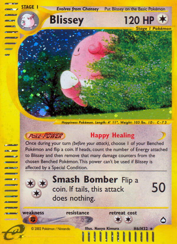 Blissey (H6/H32) [Aquapolis] | Anubis Games and Hobby