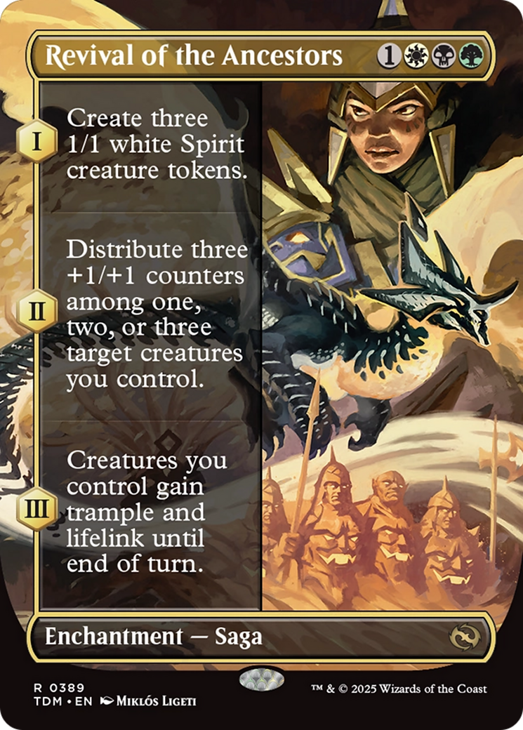 Revival of the Ancestors (Borderless) [Tarkir: Dragonstorm] | Anubis Games and Hobby
