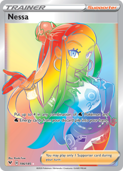Nessa (196/185) [Sword & Shield: Vivid Voltage] | Anubis Games and Hobby