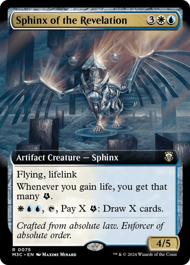 Sphinx of the Revelation (Extended Art) (Ripple Foil) [Modern Horizons 3 Commander] | Anubis Games and Hobby