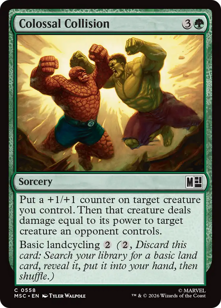 Colossal Collision [Marvel Super Heroes Commander] | Anubis Games and Hobby