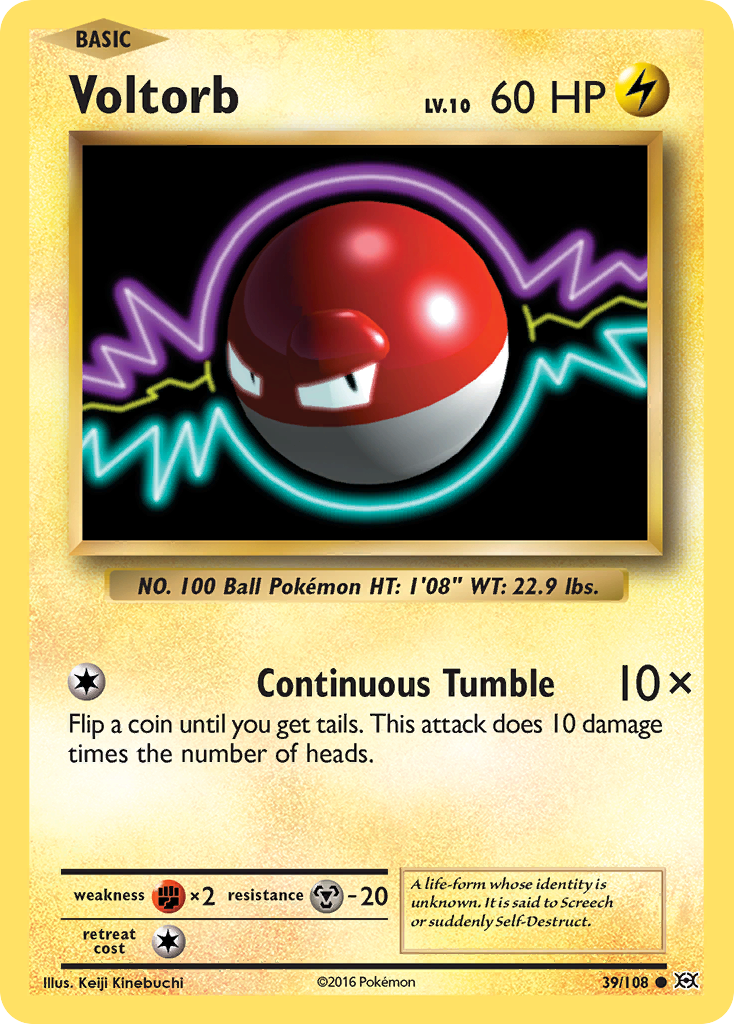 Voltorb (39/108) [XY: Evolutions] | Anubis Games and Hobby