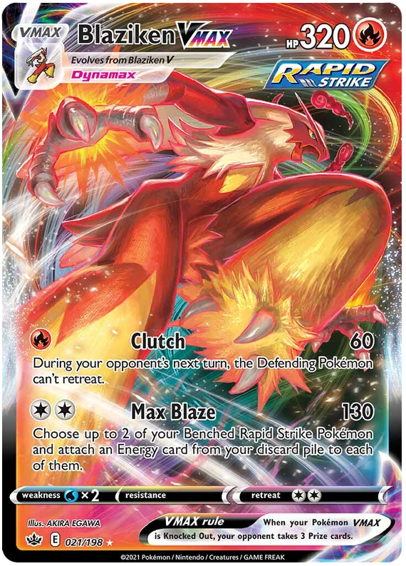 Blaziken VMAX (021/198) [Sword & Shield: Chilling Reign] | Anubis Games and Hobby
