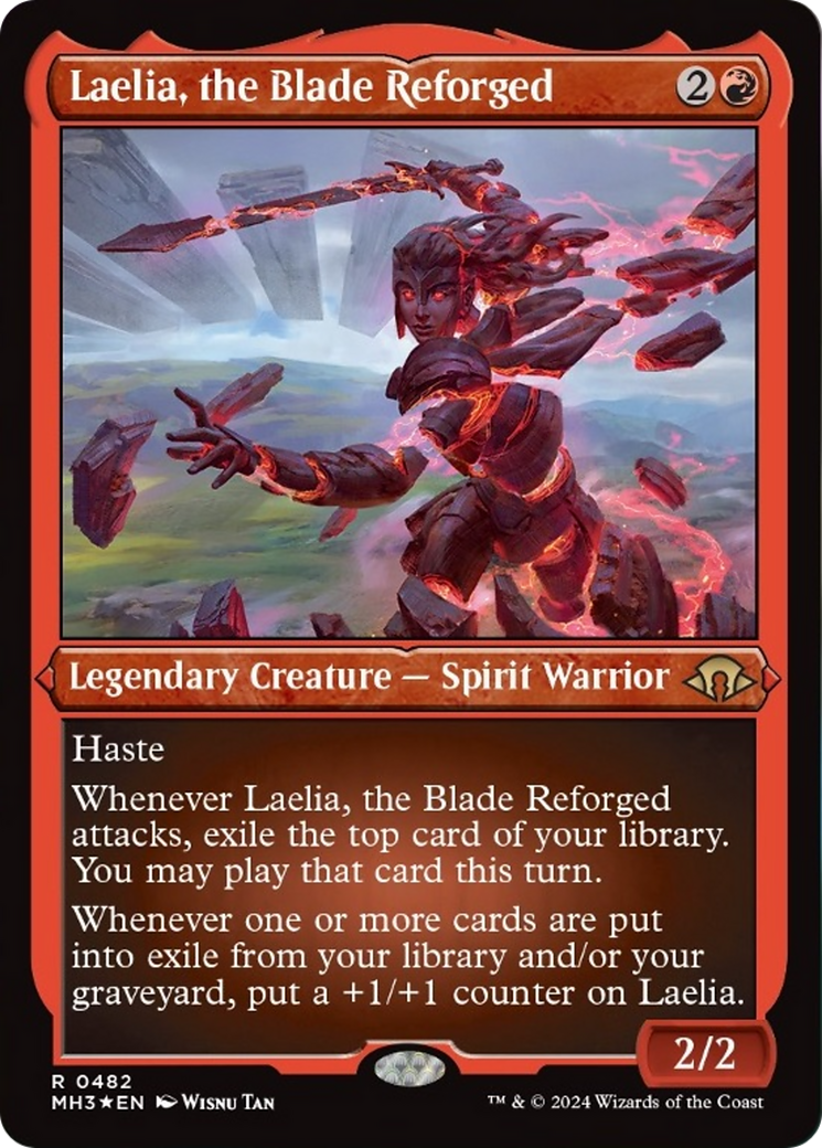 Laelia, the Blade Reforged (Foil Etched) [Modern Horizons 3] | Anubis Games and Hobby