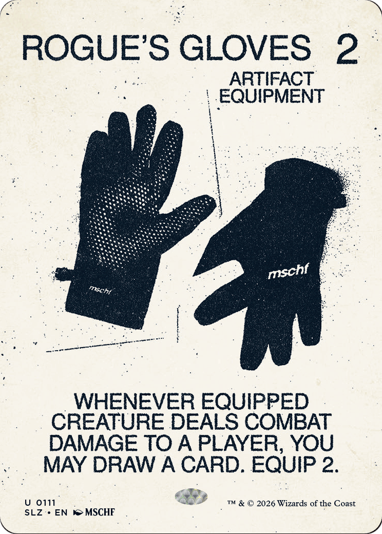 Rogue's Gloves (0111) [Secret Lair x MSCHF: The Zeta Set] | Anubis Games and Hobby
