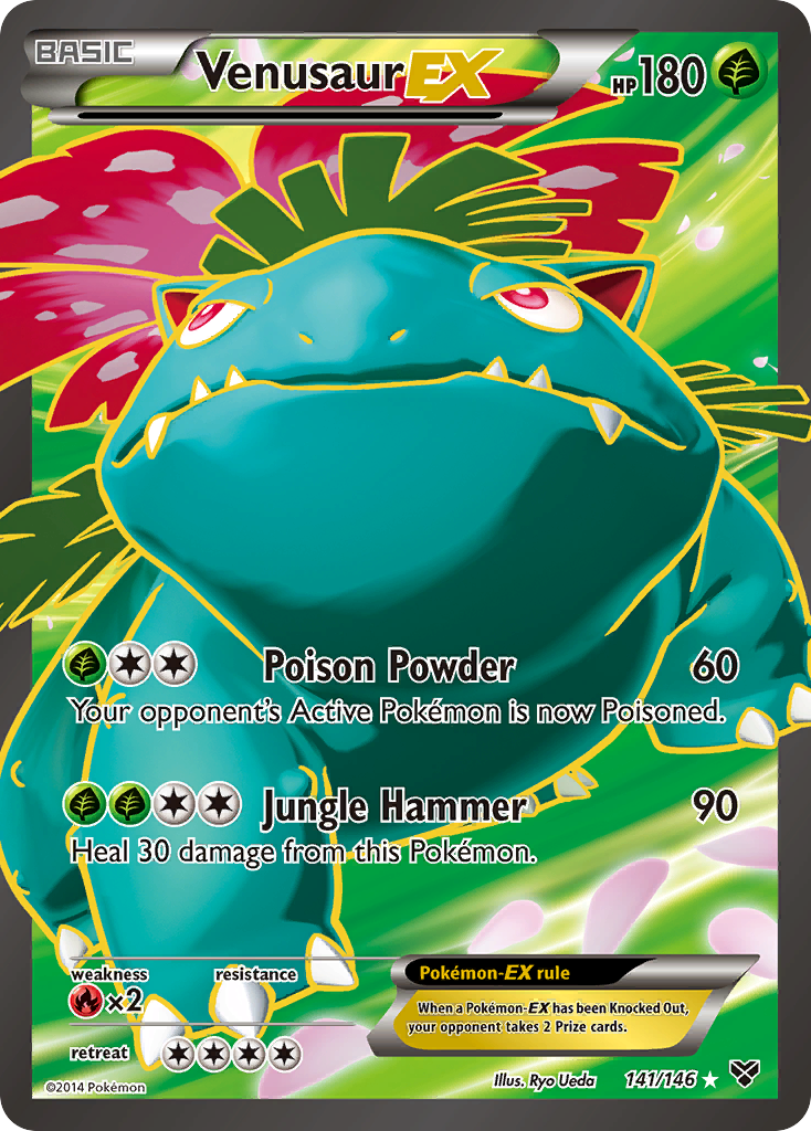Venusaur EX (141/146) [XY: Base Set] | Anubis Games and Hobby
