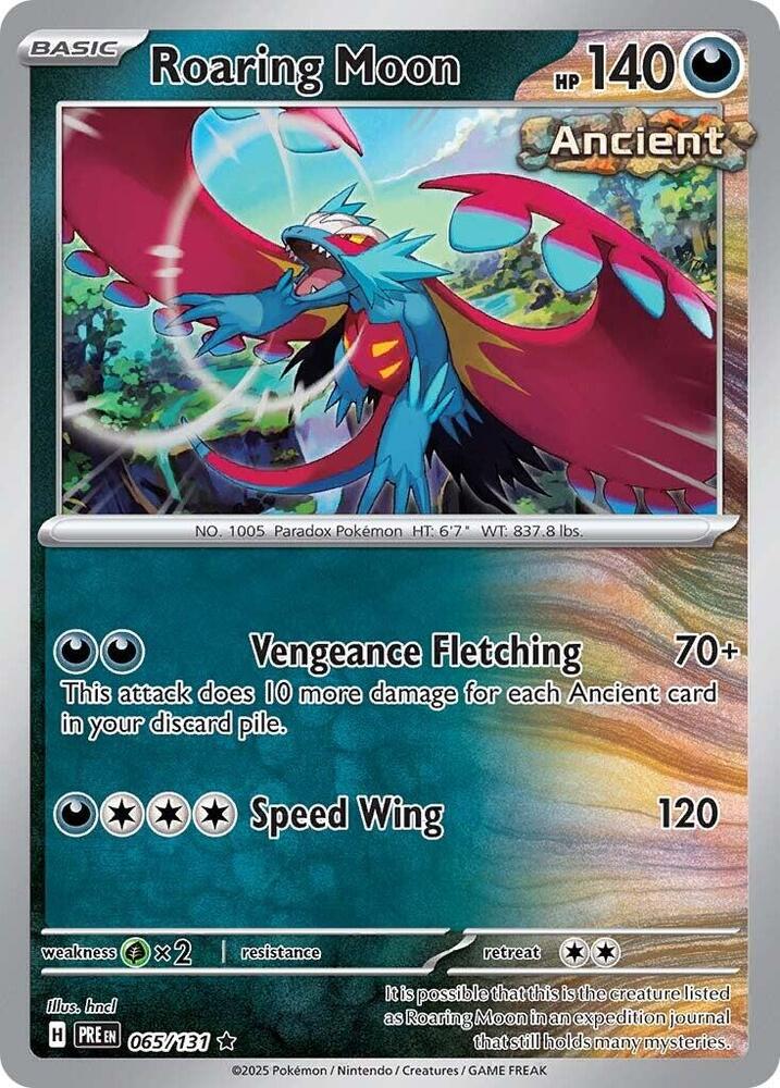 Roaring Moon (065/131) [Scarlet & Violet: Prismatic Evolutions] | Anubis Games and Hobby