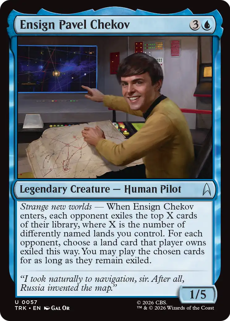 Ensign Pavel Chekov [Star Trek] | Anubis Games and Hobby