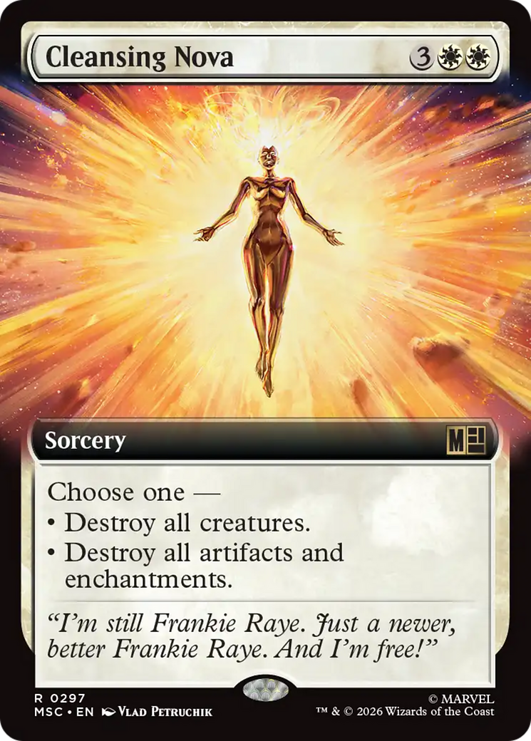 Cleansing Nova (Extended Art) [Marvel Super Heroes Commander] | Anubis Games and Hobby