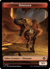 Copy // Dinosaur (0009) Double-Sided Token [The Lost Caverns of Ixalan Tokens] | Anubis Games and Hobby