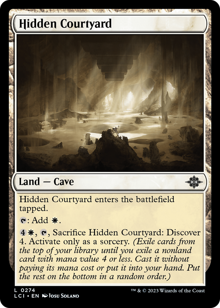 Hidden Courtyard [The Lost Caverns of Ixalan] | Anubis Games and Hobby