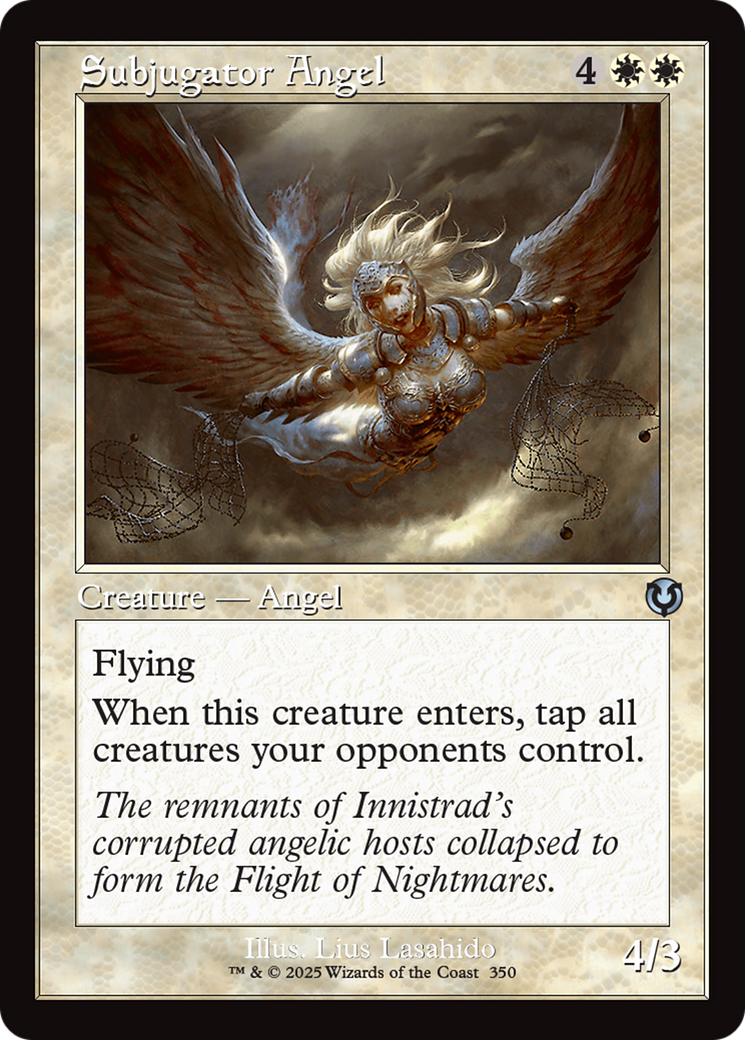 Subjugator Angel (Retro Frame) [Innistrad Remastered] | Anubis Games and Hobby