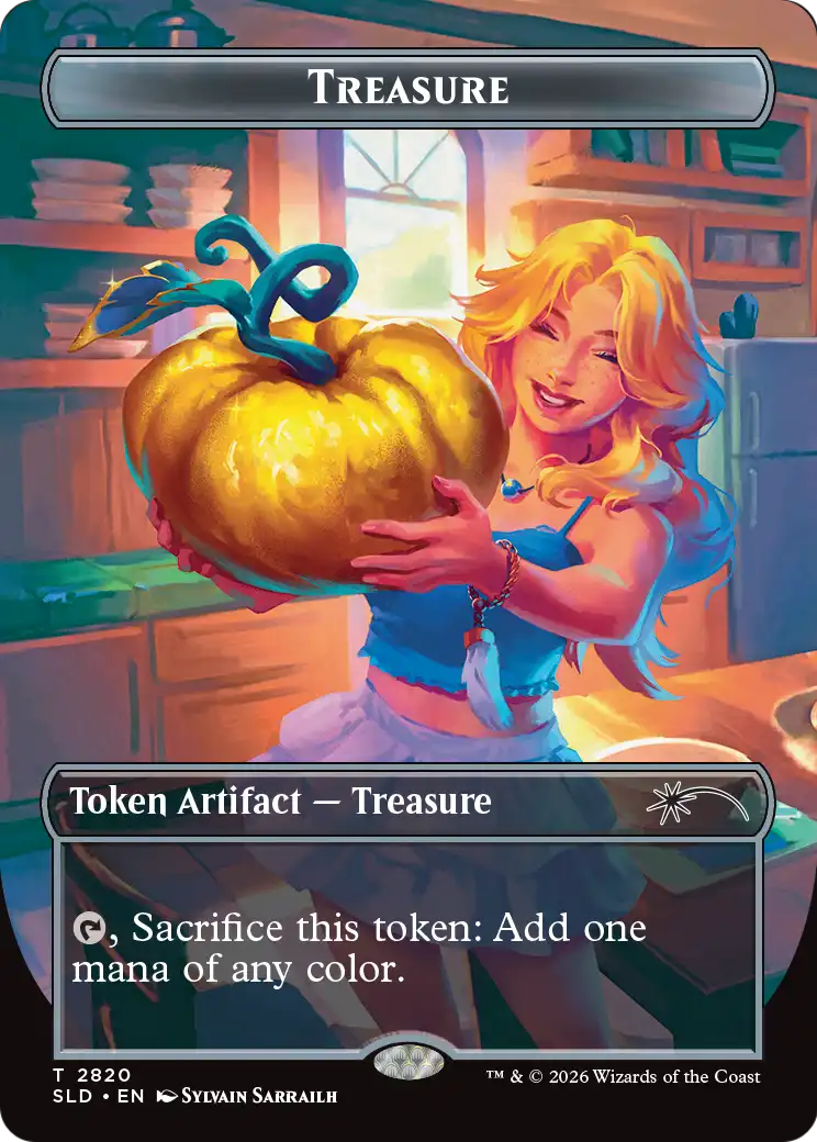 Treasure Token (2820) [Secret Lair Drop Series] | Anubis Games and Hobby