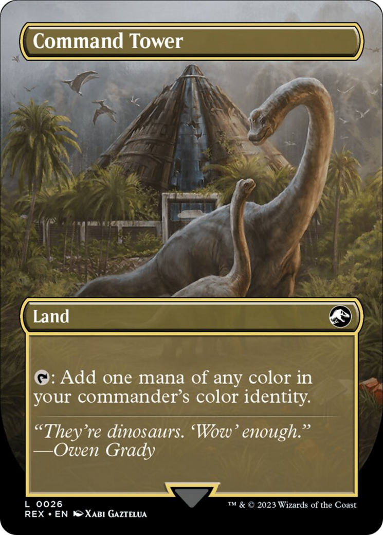 Command Tower // Command Tower (Borderless) [Jurassic World Collection] | Anubis Games and Hobby