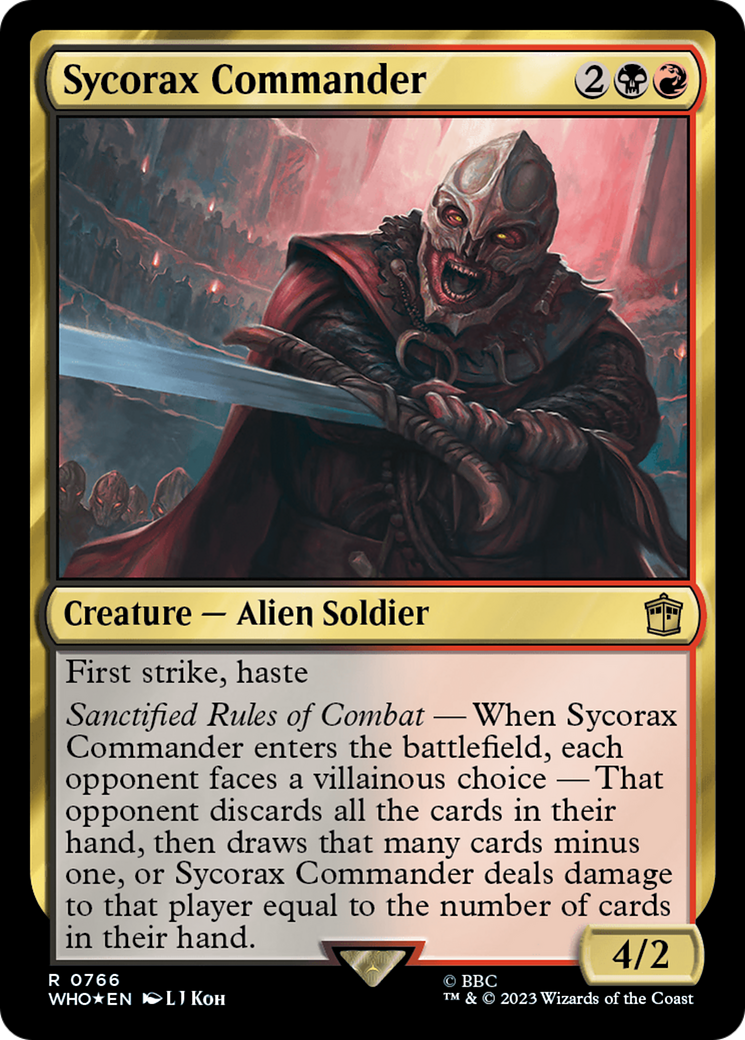 Sycorax Commander (Surge Foil) [Doctor Who] | Anubis Games and Hobby