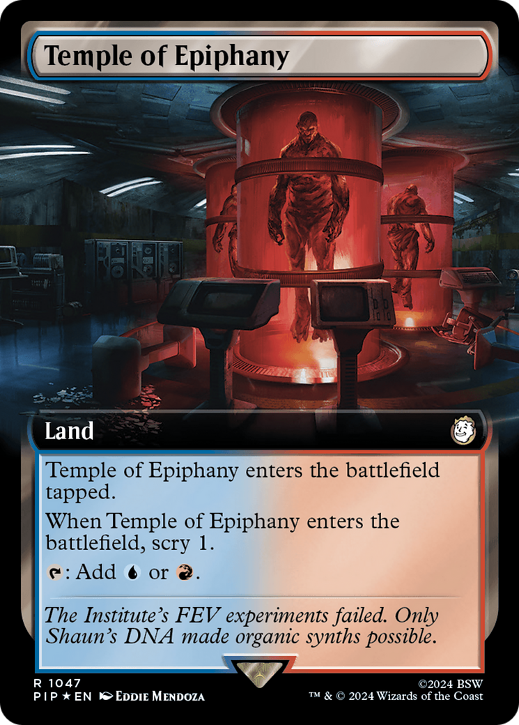 Temple of Epiphany (Extended Art) (Surge Foil) [Fallout] | Anubis Games and Hobby