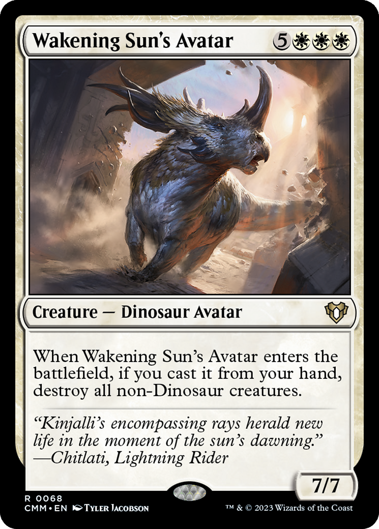 Wakening Sun's Avatar [Commander Masters] | Anubis Games and Hobby