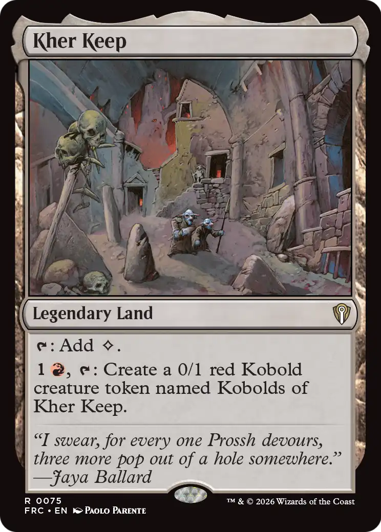 Kher Keep [Reality Fracture Commander] | Anubis Games and Hobby