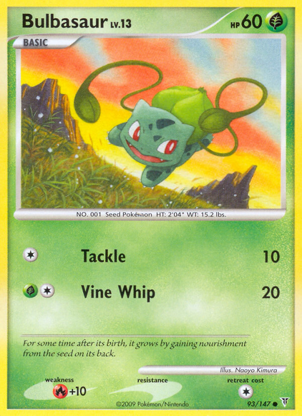 Bulbasaur (93/147) [Platinum: Supreme Victors] | Anubis Games and Hobby