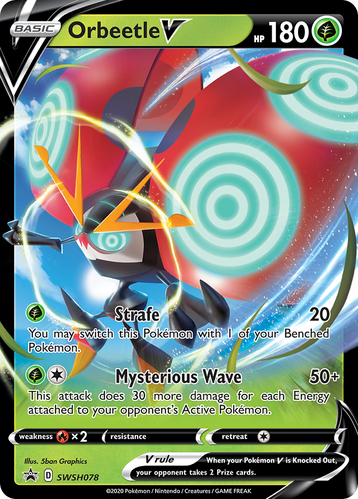 Orbeetle V (SWSH078) [Sword & Shield: Black Star Promos] | Anubis Games and Hobby