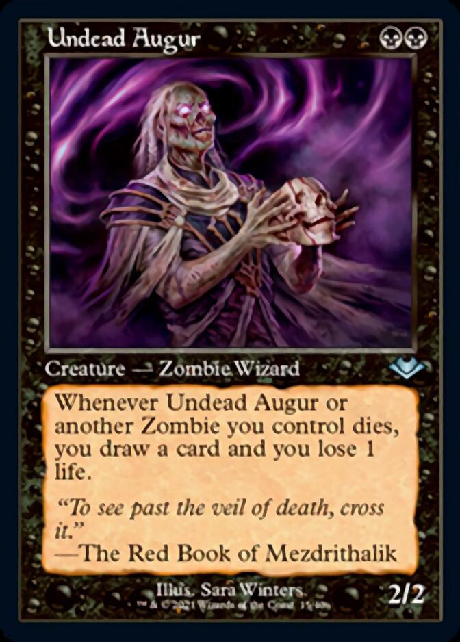 Undead Augur (Retro Foil Etched) [Modern Horizons] | Anubis Games and Hobby