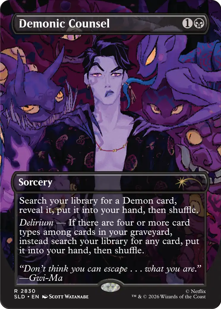 Demonic Counsel [Secret Lair Drop Series] | Anubis Games and Hobby