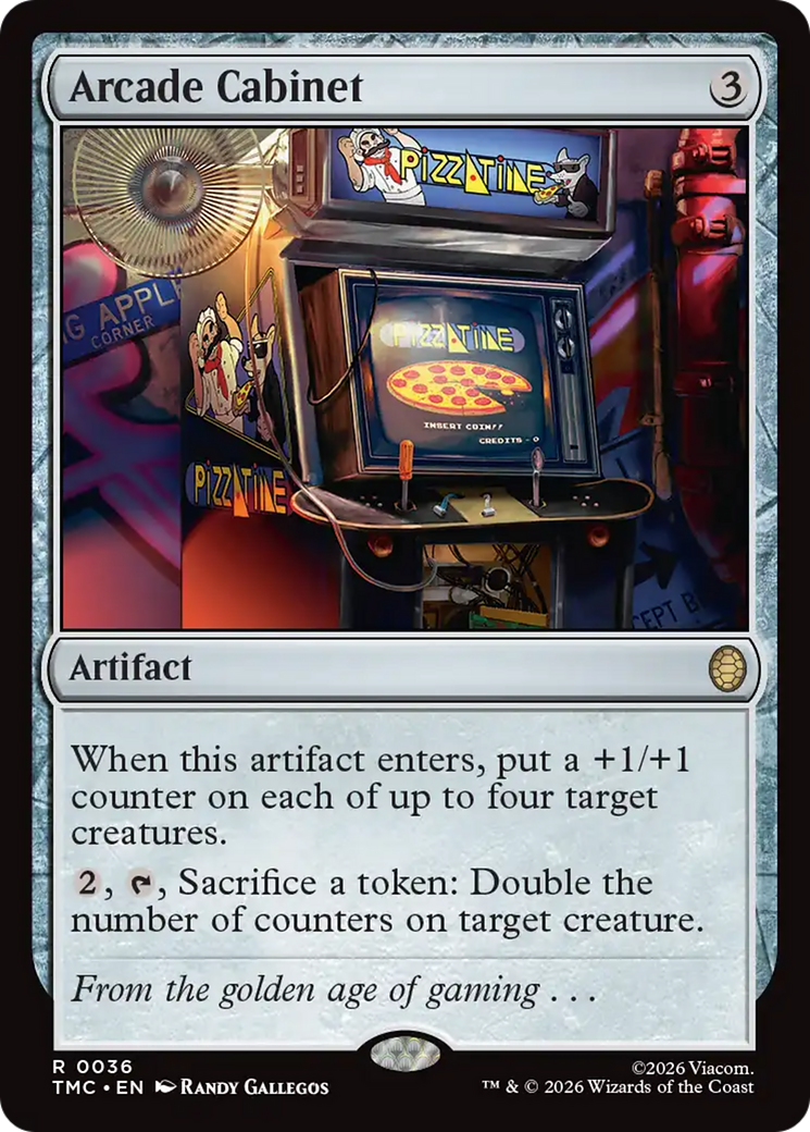 Arcade Cabinet [Teenage Mutant Ninja Turtles Commander] | Anubis Games and Hobby