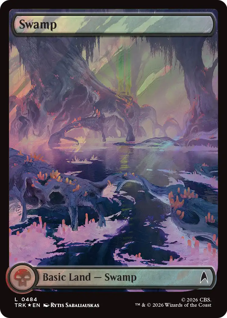Swamp (0484) (Surge Foil) [Star Trek] | Anubis Games and Hobby