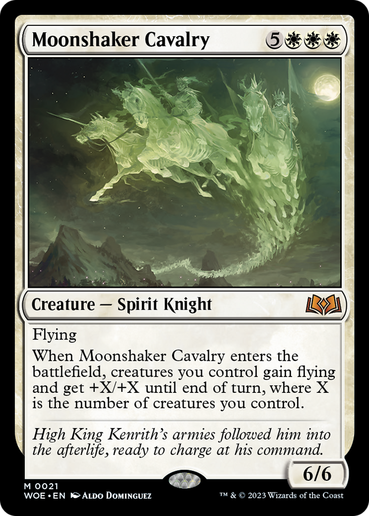 Moonshaker Cavalry [Wilds of Eldraine] | Anubis Games and Hobby