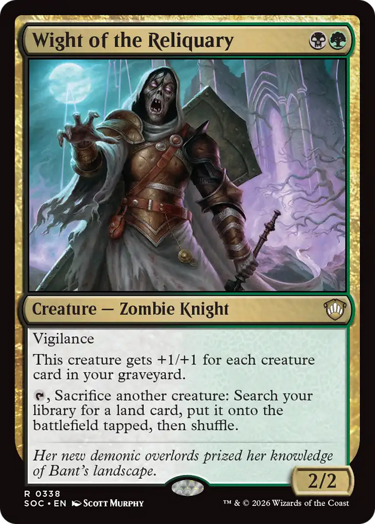 Wight of the Reliquary [Secrets of Strixhaven Commander] | Anubis Games and Hobby
