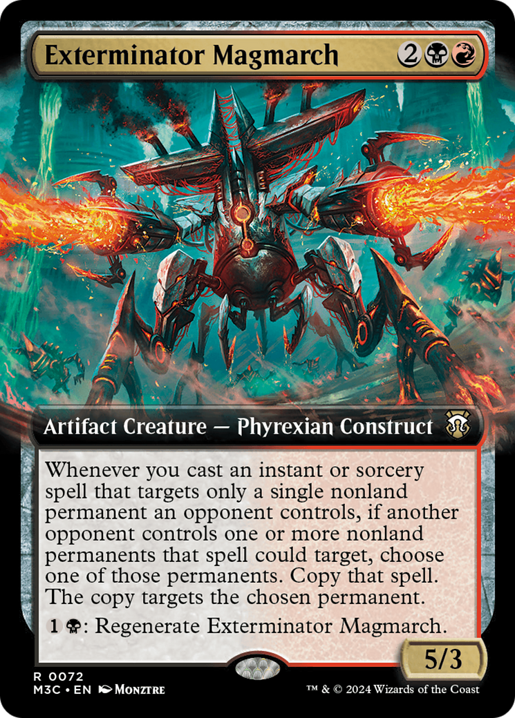 Exterminator Magmarch (Extended Art) (Ripple Foil) [Modern Horizons 3 Commander] | Anubis Games and Hobby