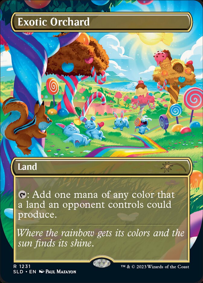 Exotic Orchard (Borderless) [Secret Lair Drop Series] | Anubis Games and Hobby