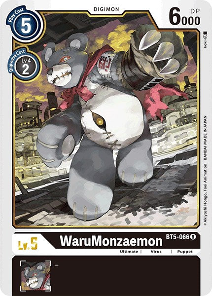 WaruMonzaemon [BT5-066] (Demo Deck Exclusive) [Battle of Omni Promos] | Anubis Games and Hobby