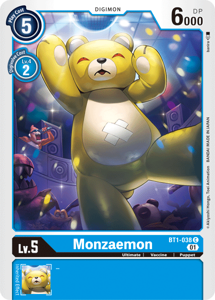 Monzaemon [BT1-038] (Alternative Art) [Starter Deck: Ulforce Veedramon] | Anubis Games and Hobby