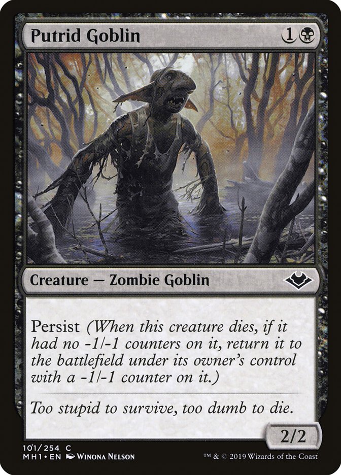 Putrid Goblin [Modern Horizons] | Anubis Games and Hobby