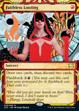 Faithless Looting (Foil Etched) [Strixhaven: Mystical Archive] | Anubis Games and Hobby