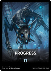 Progress Theme Card [Phyrexia: All Will Be One Tokens] | Anubis Games and Hobby