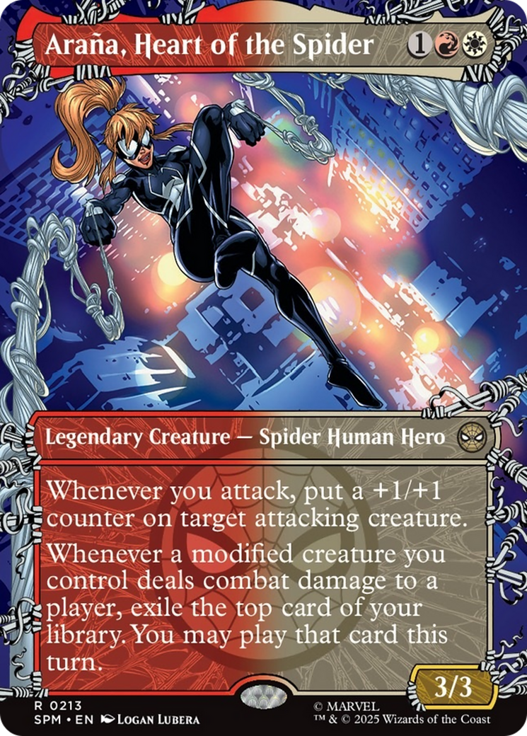 Arana, Heart of the Spider (Borderless) [Marvel's Spider-Man] | Anubis Games and Hobby