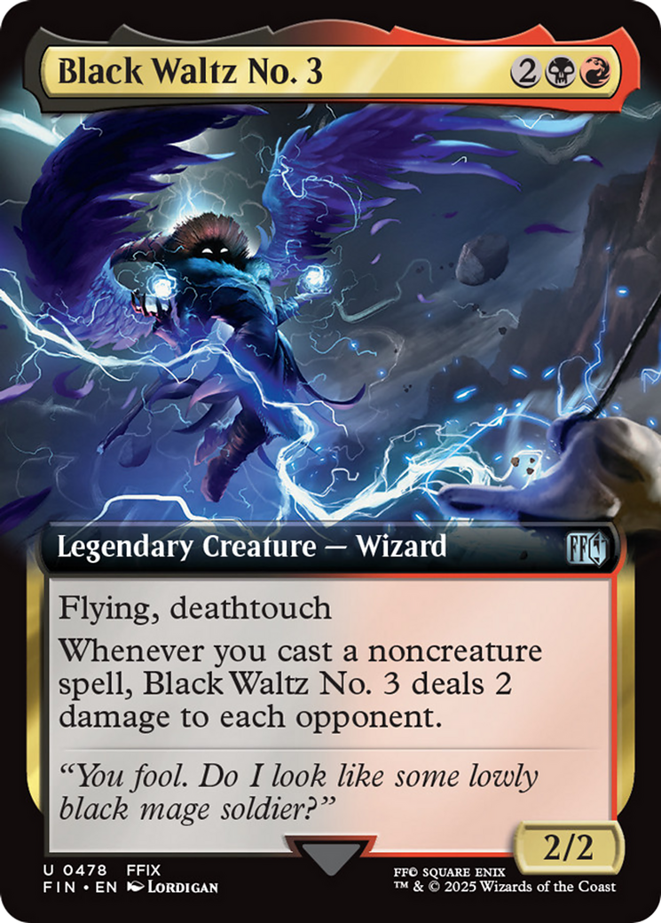 Black Waltz No. 3 (Extended Art) [FINAL FANTASY] | Anubis Games and Hobby