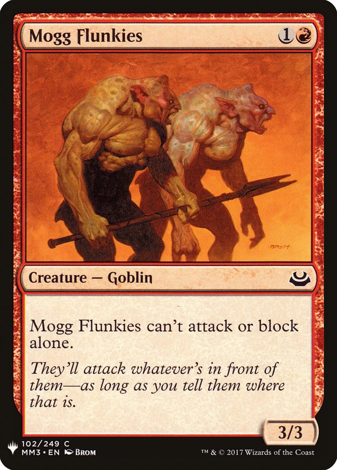 Mogg Flunkies [Mystery Booster] | Anubis Games and Hobby